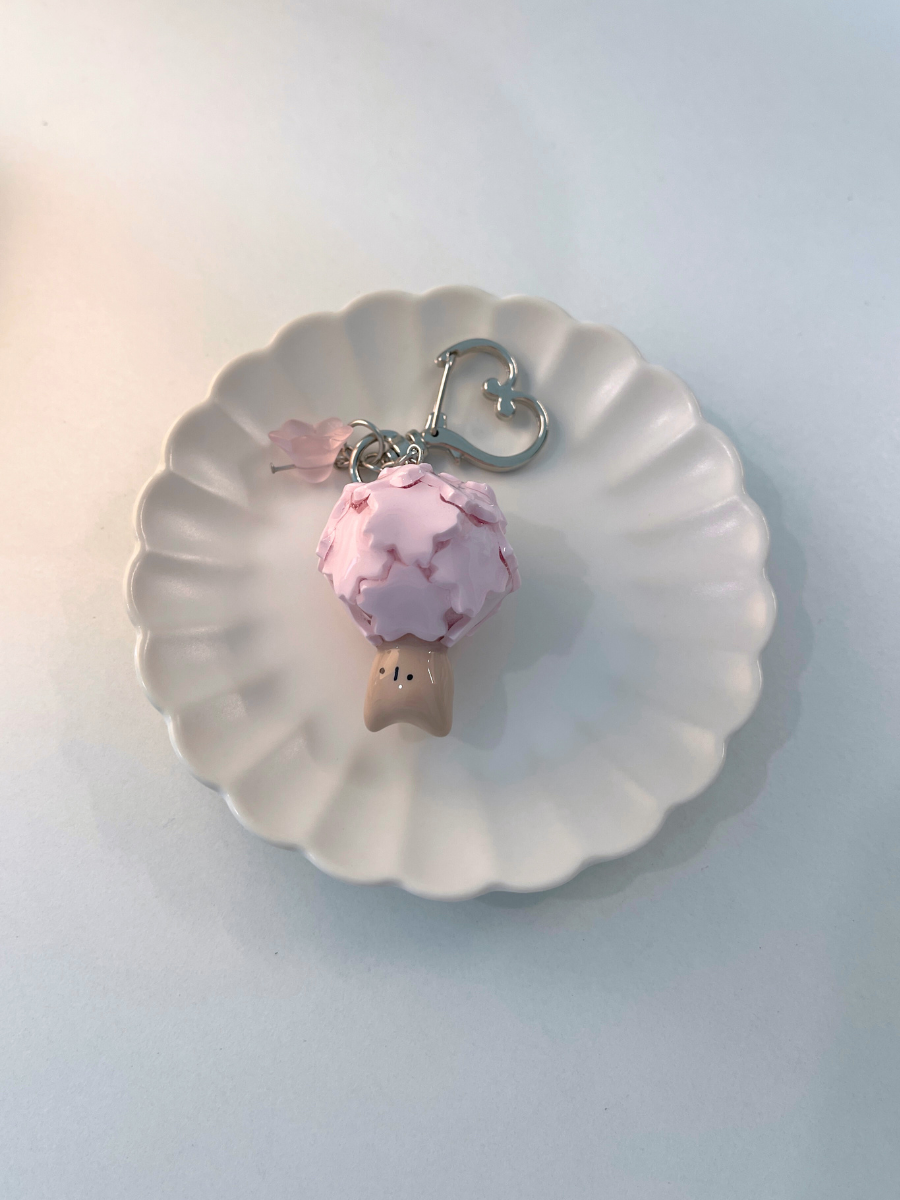 Sakura Tree Keychain