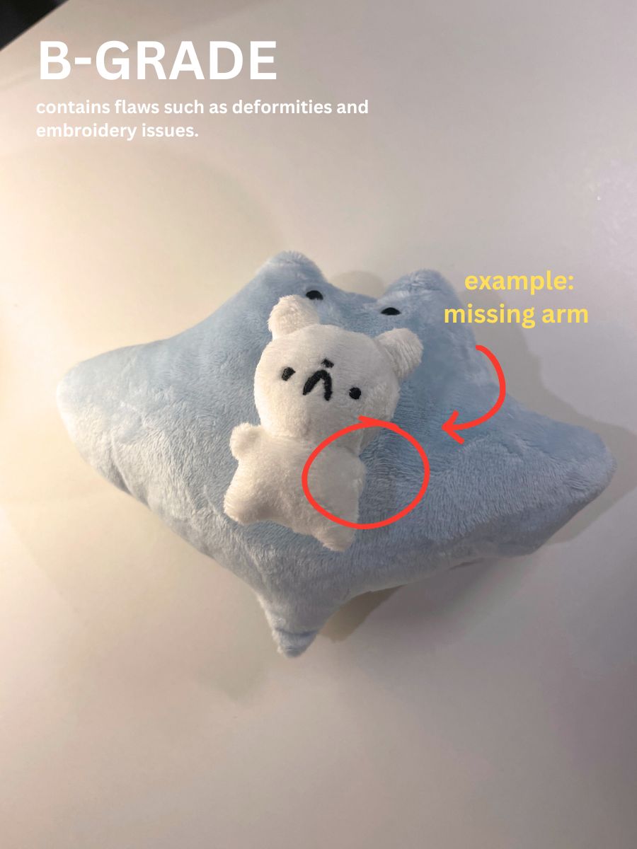 Perfectly Imperfect Ray Plushie Set (READ DESCRIPTION)