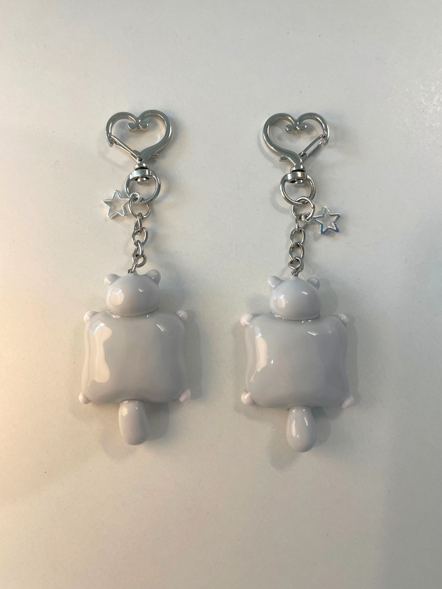 Magnetic Flying Squirrel Couple Keychains