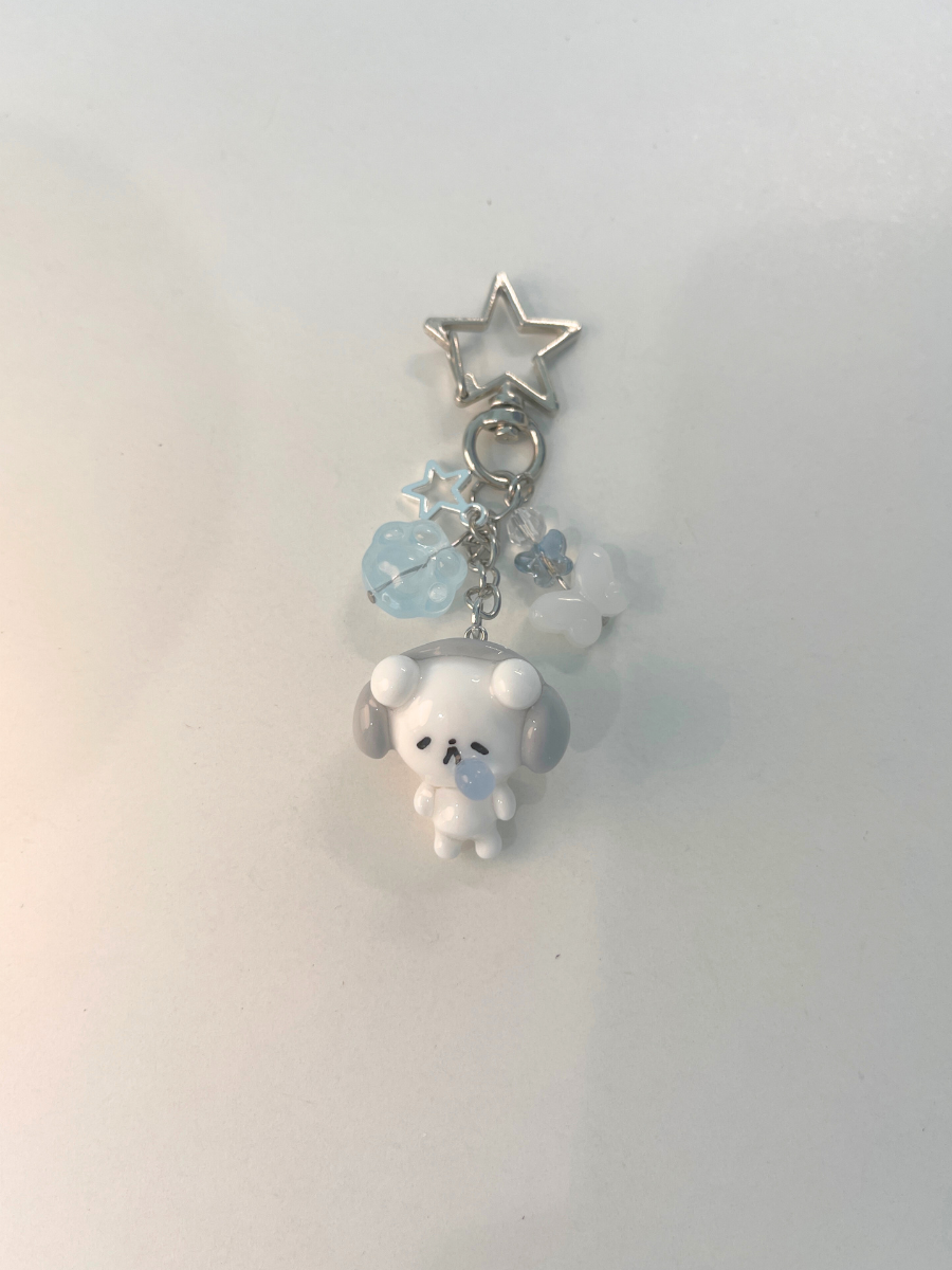 Snoring Koa Keychain