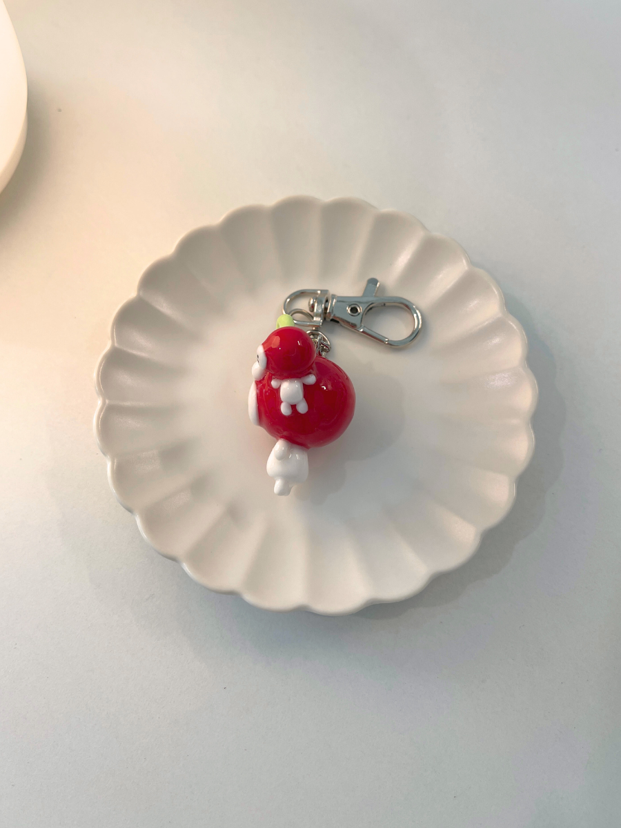 Cherry Bear Keychain