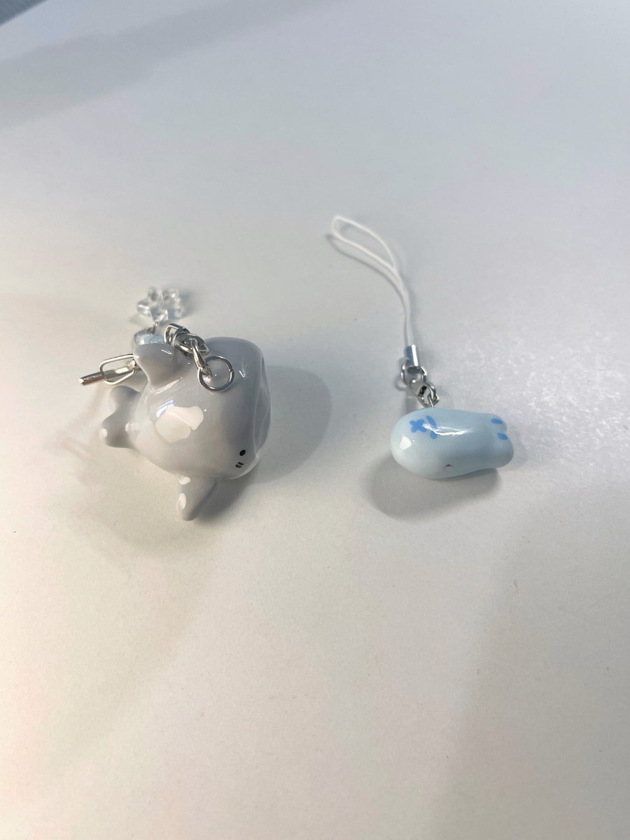 Magnetic Whale Shark & Fish Keychain Set