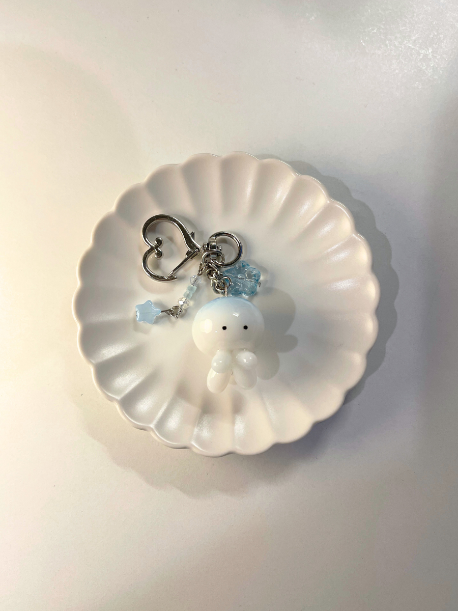 Jellyfish Keychain