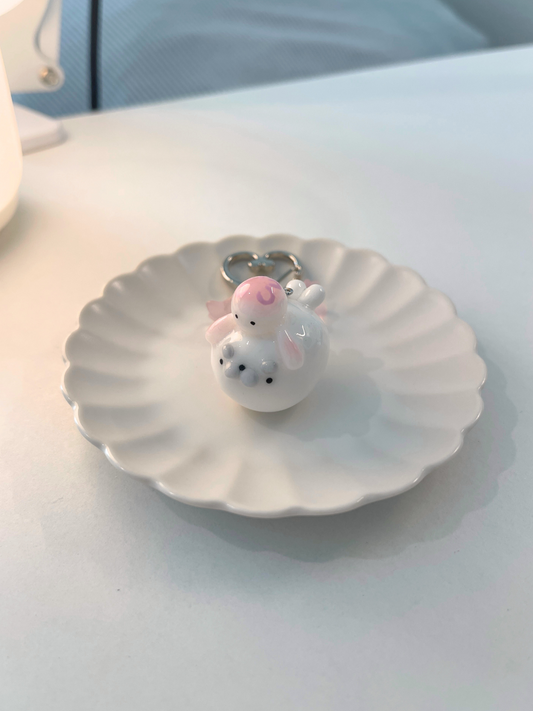 Jellyfish Seal Keychain